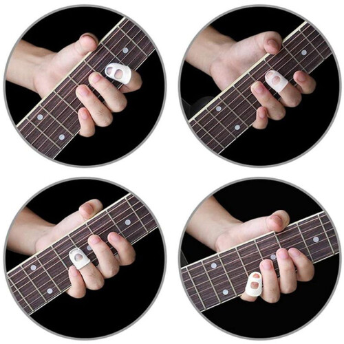 120 Pcs Fingertip Protectors, 5 Sizes Ukulele Finger Caps,for Guitar Ukulele Stringed Instruments 2