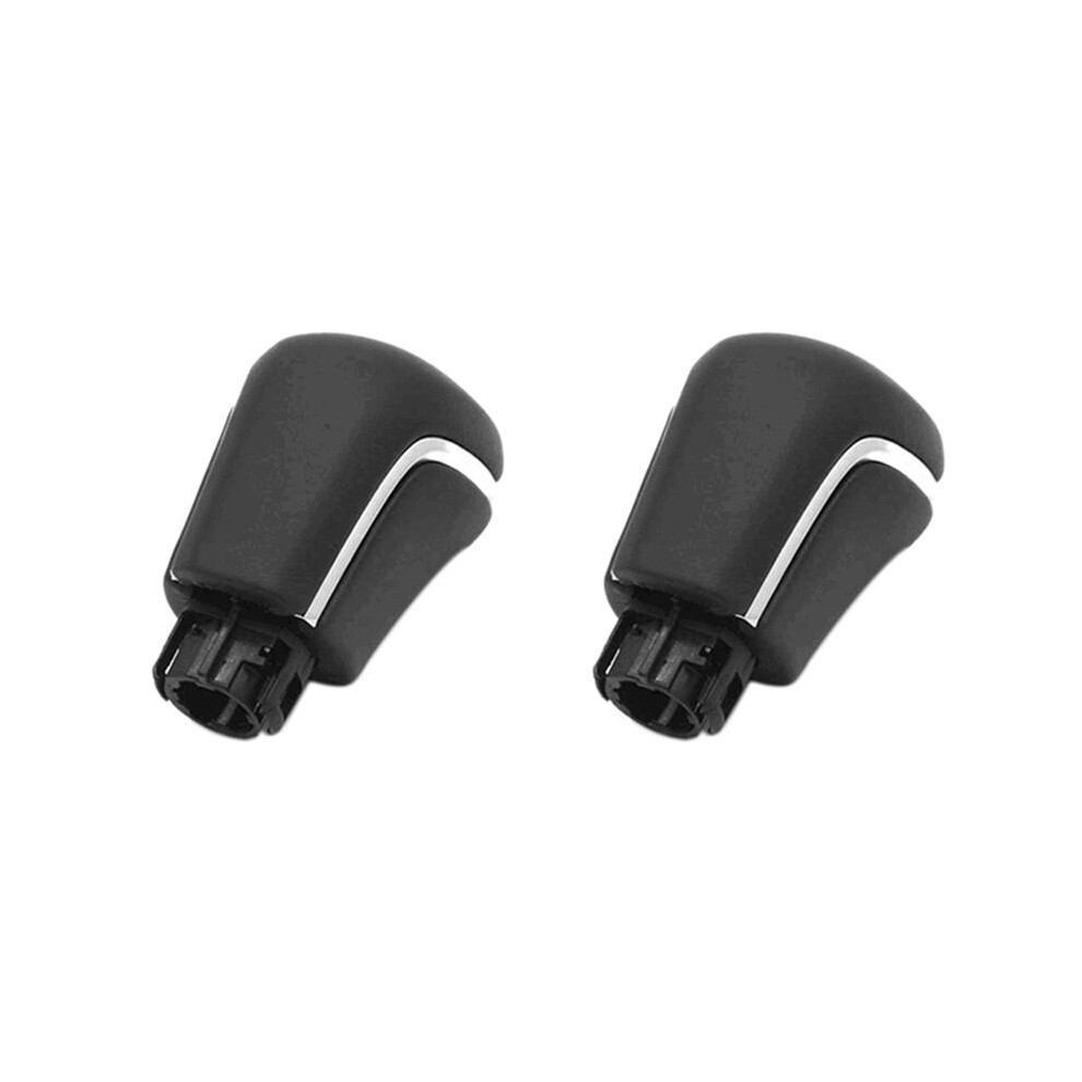 2X Leather Gear Shift Konb For Levin Camry Xv70 V70 Avalon 2018 2019 2020 Gear Shifter Black 6033890112571