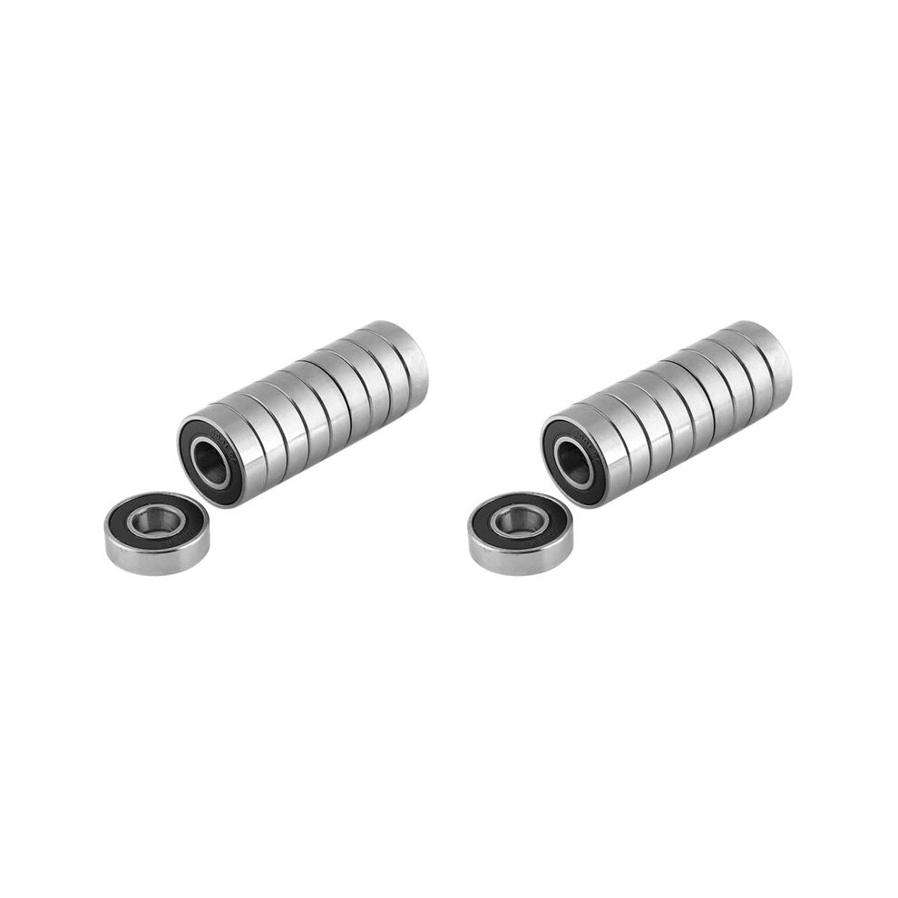 20 Pcs Bearings Rolling Bearings Sealed Deep Bearings Bearing Steel 6001-2Rs (12X28x8mm) 4713951967846