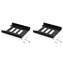 2X Suporte para Disco Rígido 2,5 A 3,5 Gaiola para Disco Rígido Suporte para Disco Rígido Multifuncional Suporte SSD para Unidade de Estado Sólido