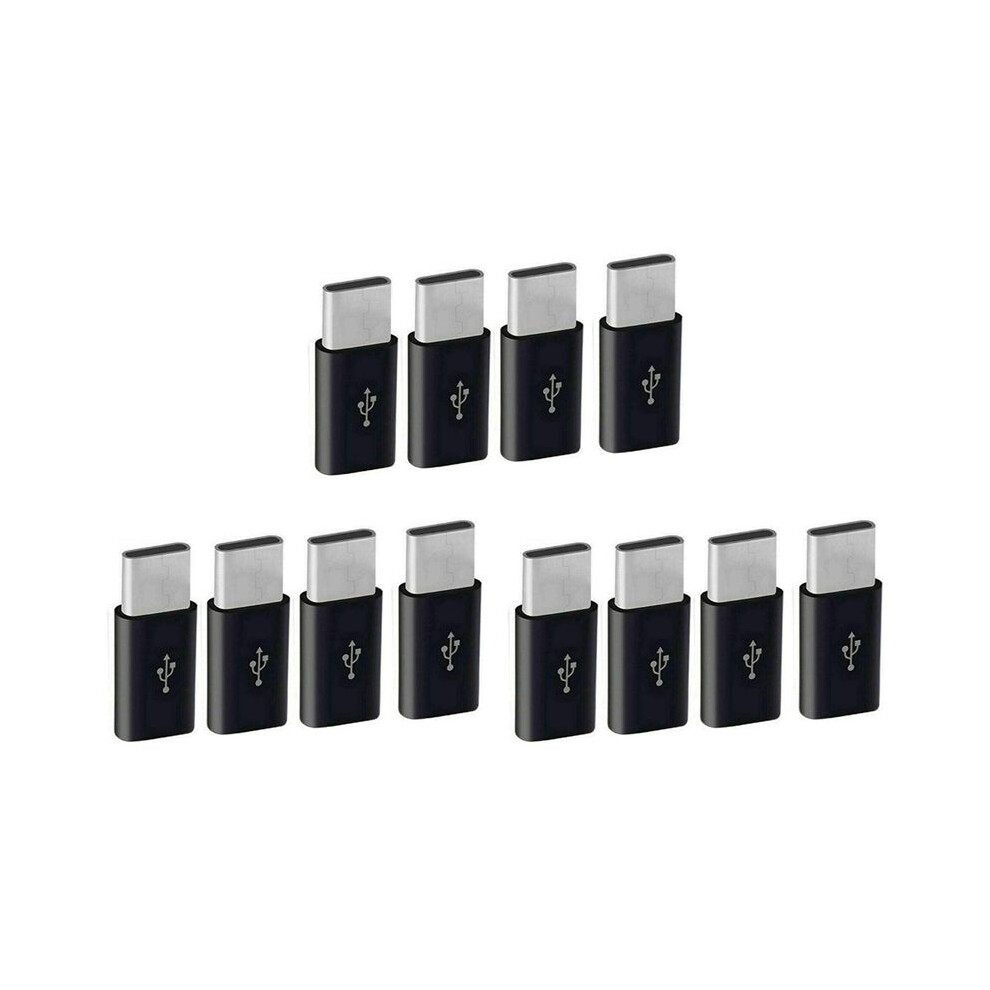12X Micro-Usb To Usb C Adapter, To Typec Charging Adapter, Usb Type C Adapter Conversion Connector With Resistor 4711397585792