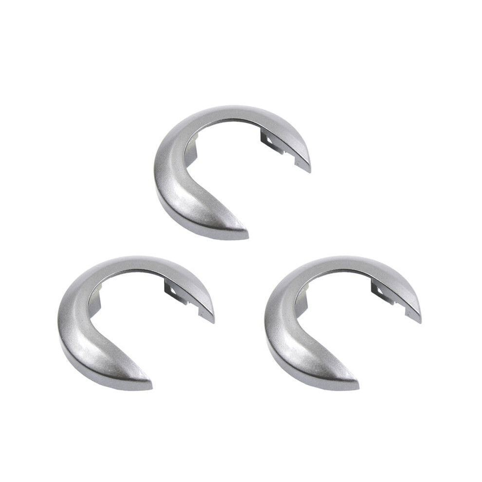 3Pcs Car Interior Door Handle Cover Handle Escutcheon For Tiida 2005-2010 1.6 Livina Nv200 Geniss Silver/Gray 6032750855153