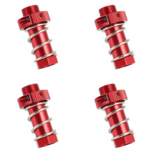 4X Metal Servo Saver Tube med Klämmutter för Arrma 1/8 Kraton Senton Talion Typhon 1/7 Infraction Mojave Upgrade Parts,1