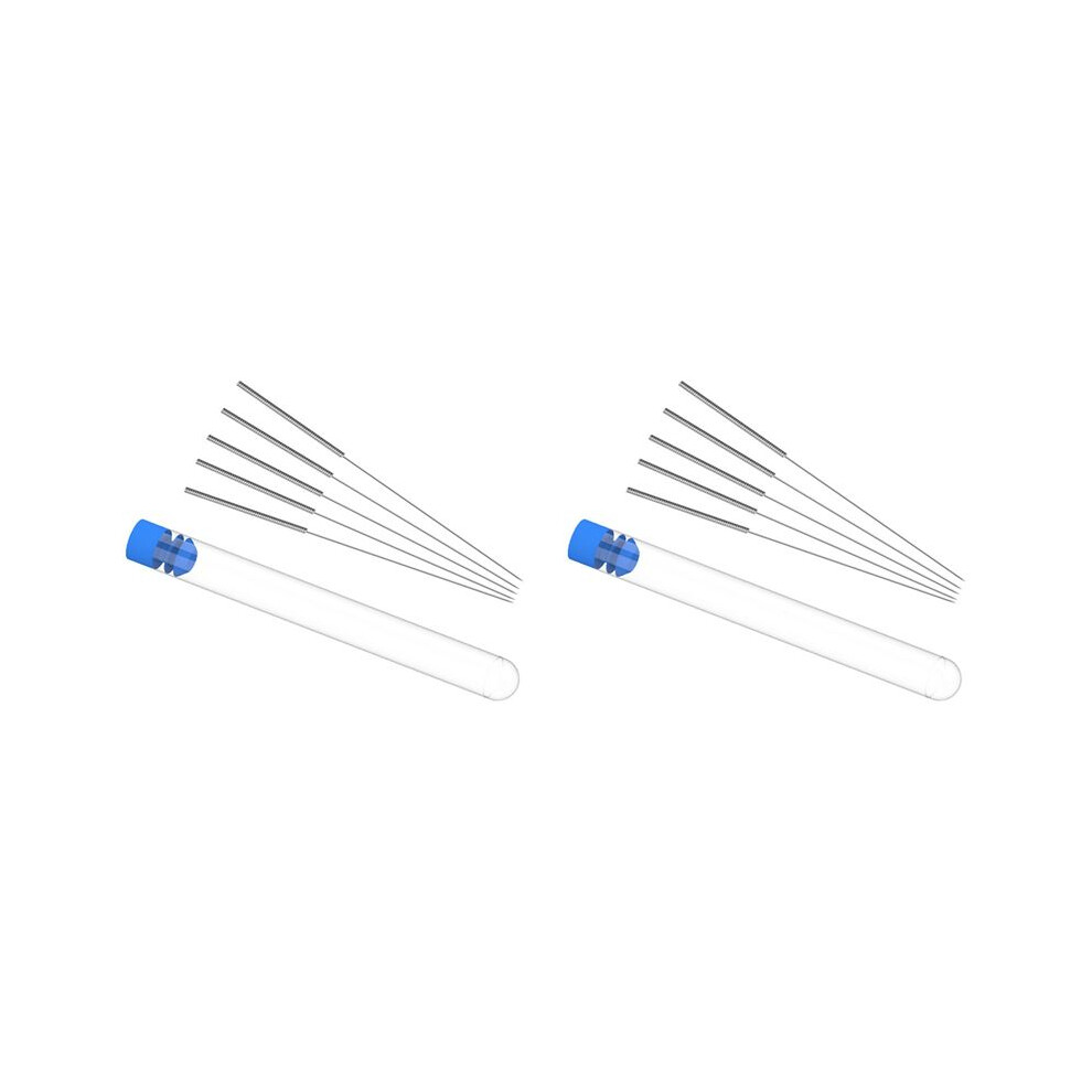 10Pcs Stainless Steel Nozzle Cleaning Needles Mk8e 3D Nozzle 3D Printing Nozzle Cleaning Steel Needle 0.4Mm Drill 6033071377324