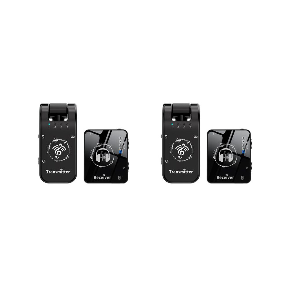 2X Wireless Ear Monitor Transmission System Wireless Ear Monitor Transmission System Transmitter Receiver 6032489052762