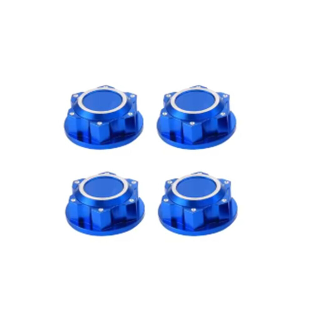4Pcs Aluminum For Arrma 1/5 Kraton 8S Outcast 8S Rc Car 24Mm Hex Wheel Nuts Wheel Hub Cover Dustproof Anti-Skid 6032376214815