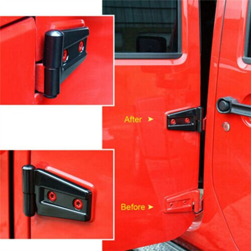 10 Pezzi/ Copricerniera Cofano e Porta Auto per   Jk Jku 2007-2017 2