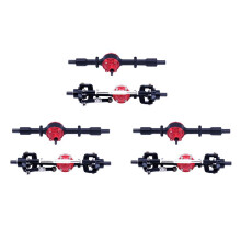 3X Metal Front and Rear Axle for WPL C14 C24 C34 C44 B14 B24 1/16 RC Car Upgrades Parts Accessories,Black