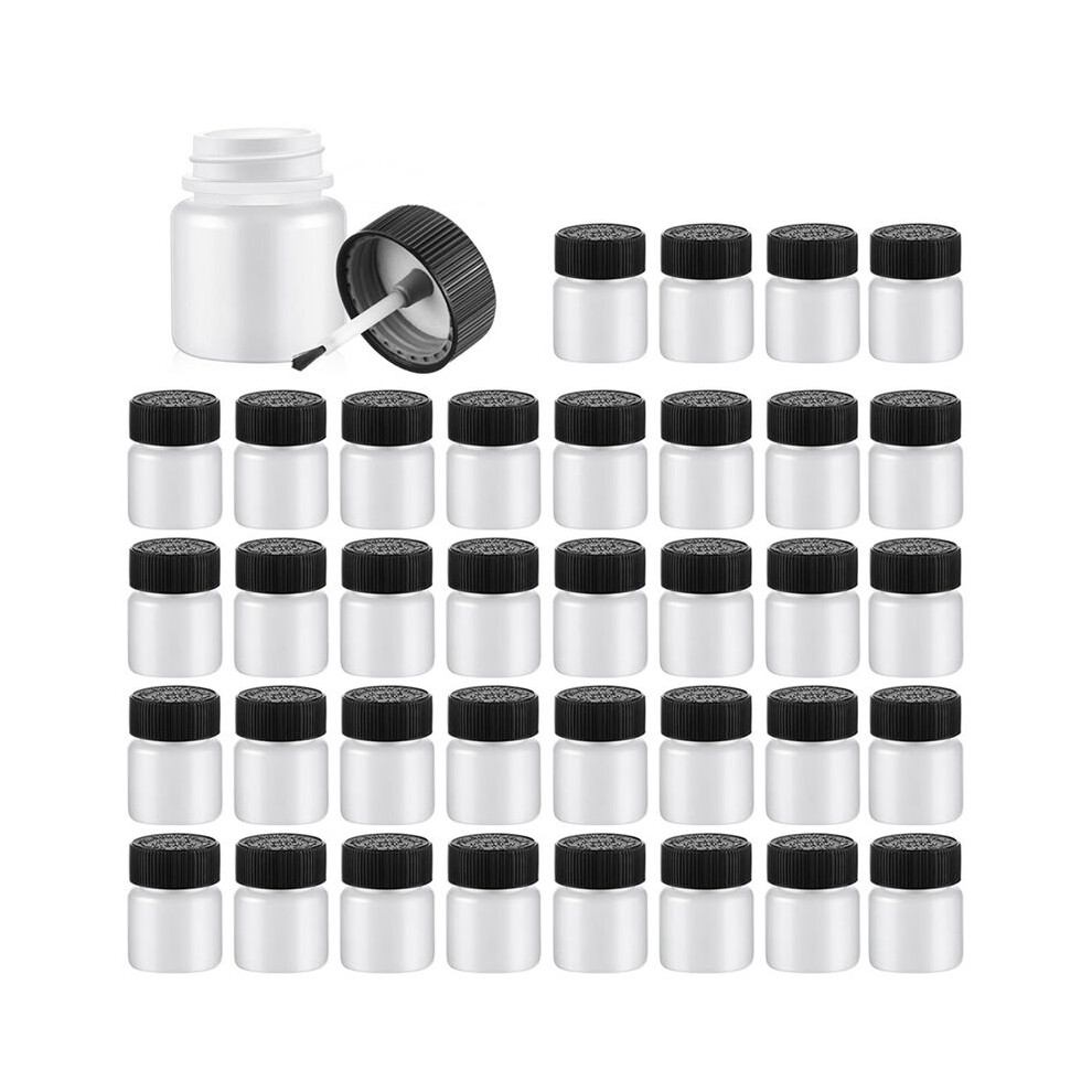 120 Pieces Touch Paint Bottles 30 Ml Empty Touch Paint Container With Brush & Mixing For Chip Repair Car 6031339100189