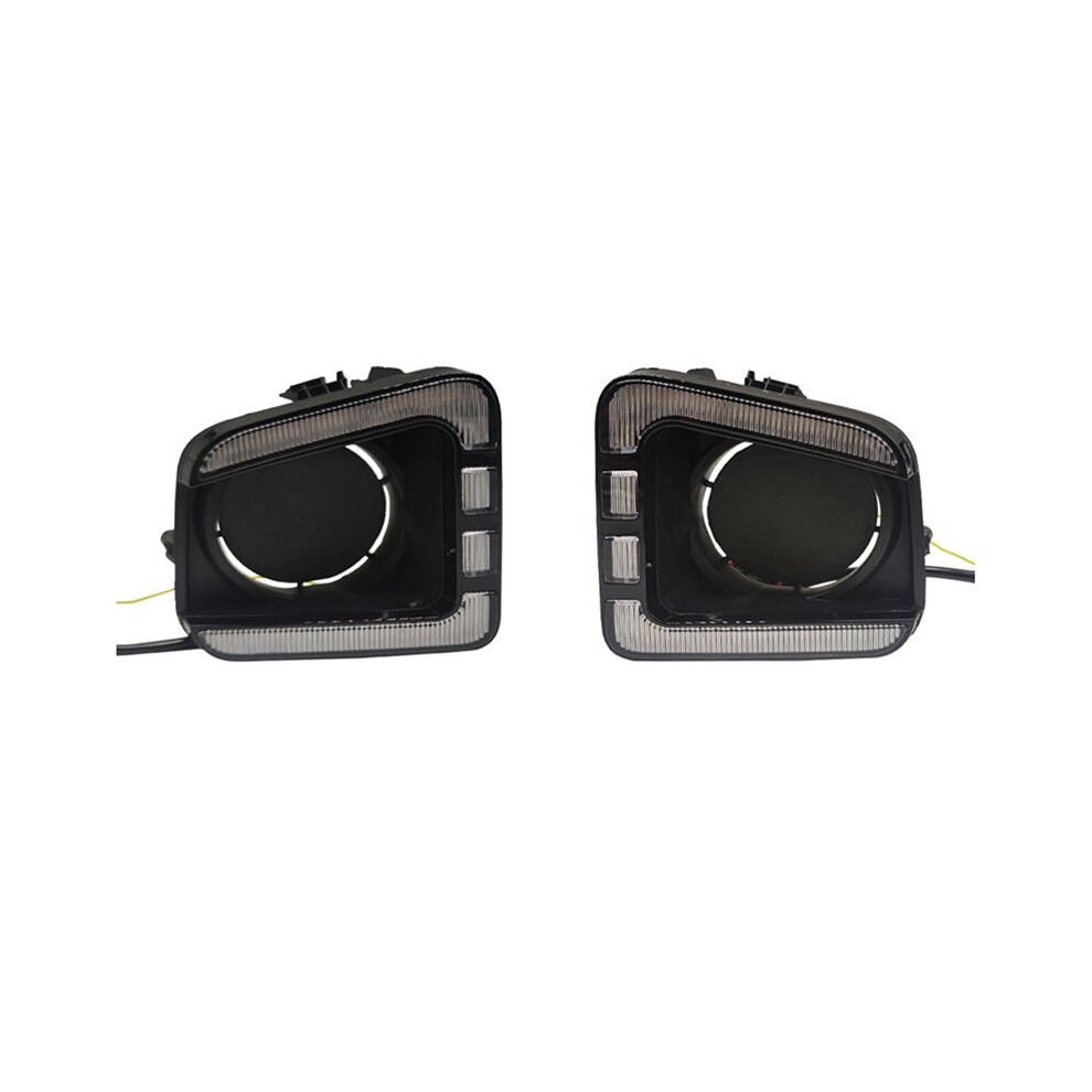 Led Daytime Running Lights For Tundra 2014-2021 Drl Turn Signal Lights Front Bumper Fog White/Amber/Light 4762632295440