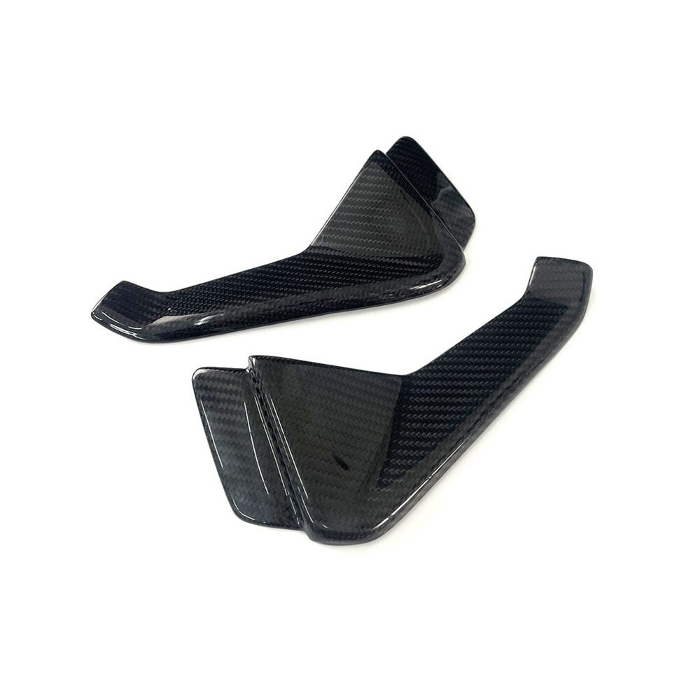 Real Carbon Fiber Motorcycle Naked Front Spoiler Winglet Aerodynamic Wing Kit Spoiler For Rs660 6033608112374