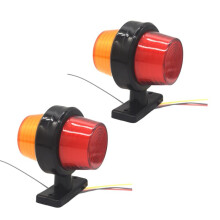 2 Luces LED de Posición Lateral, 12 V, 24 V, Luz de de Doble Cara, Luz de Advertencia de Parada Trasera para Coche y Camión, A