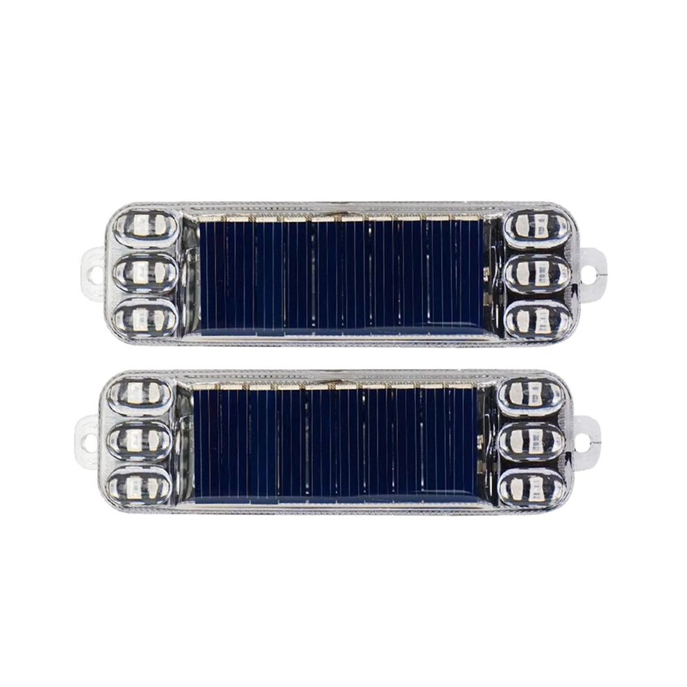 Motorcycle Solar Warning Car Rear Collision Prevention Strobe Night Led Tail Flashing Light 6032229997605