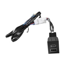Cargador de Coche PD QC3.0 Adaptador de Carga Rápida para Teléfono Botón de Salida para   2004-2011