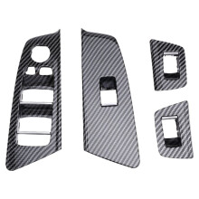 Car Interior Door Window Cover for 5 Series M5 G30 G31 G38 F90 2017-2020 525 528 530 540 RHD Carbon Fiber