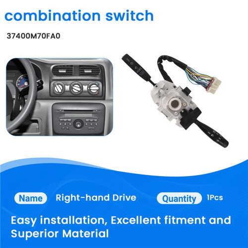 Interruttore Combinato Indicatori di Direzione per Auto per  RHD 37400-M70FA0 2