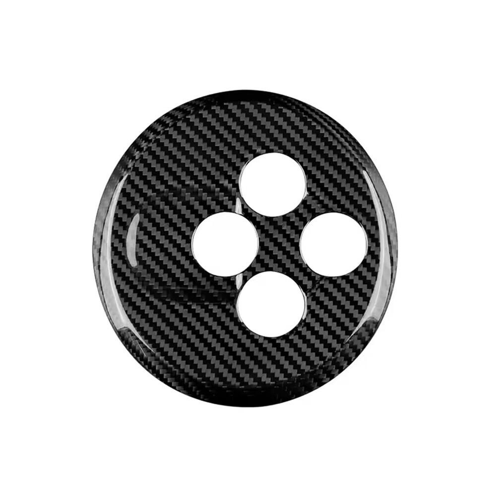Real Hard Carbon Fiber Sticker Car Automatic Gear Shift Panel Cover Trim For Abarth 595 695 2012-2023 4712909478717