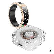 (9, Glod) Smart Rings for Fitness Long Lasting Batteries Sports Rings for Body Health
