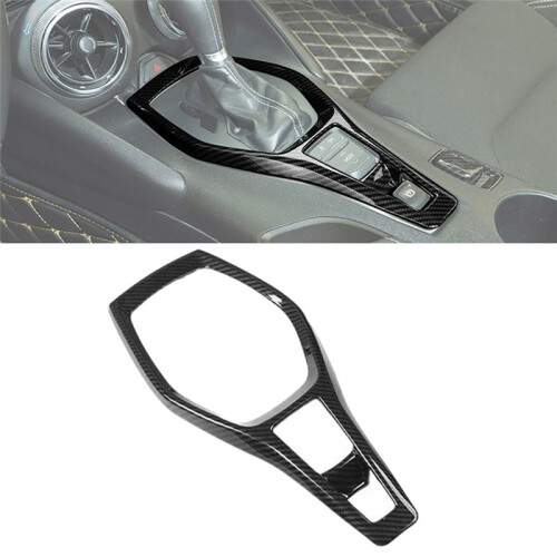 Car Center Control Gear Shift Panel Koolstofvezel Gear Shift Trim Frame voor  Camaro 2016-2019 1