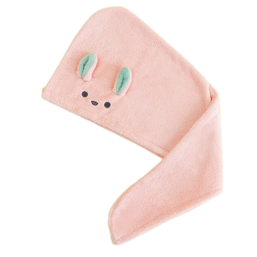 Super Absorbent Hair Towel Wrap For Wet Hair, Quick Dry- Pink