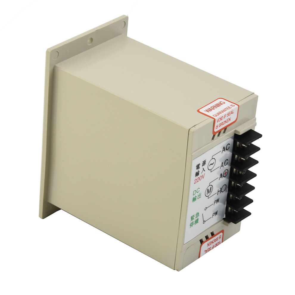 Soft Start Function, Stepless Speed Regulation Dc Motor Speed Controller, Ac Input 220V Dc Output 180V, Fits Under 400W Motors 6935161521634