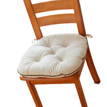 Seat Cushion Chair Cushion Chair Pad Durability-Pearl White