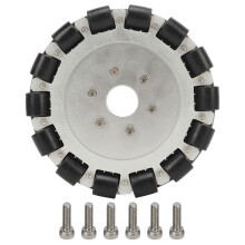 Omni Directional Wheel for 3WD Triangular Mobile Robot, Innovative 360 Degree Rotatable Design Ensures Smooth Maneuverability and Stability, Perfect f