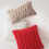 Corduroy kussensloop Zachte pluchen kussens Hoes-45 45 cm Rood 5