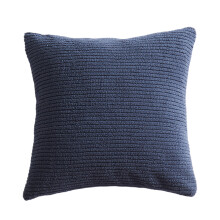 Corduroy decoratieve kussensloop Zachte vierkante-Donkergrijs