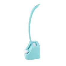 Effizientes Toilettenbürstenset mit Halter, Blau, Europäischer Stil