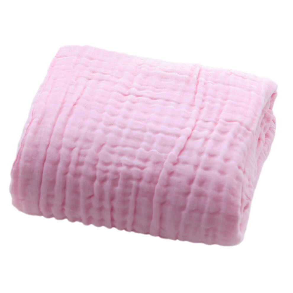 Baby Bath Towel Soft Cotton Wrap Towels Absorbent Wraps-Pink
