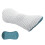 Adjustable Memory Foam Lumbar Pillow Breathable-Blue light gray 1