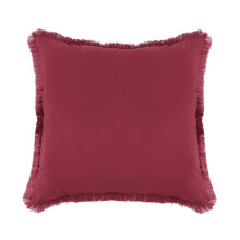Elegante katoenen vierkante kussensloop voor-450*450mm Rood