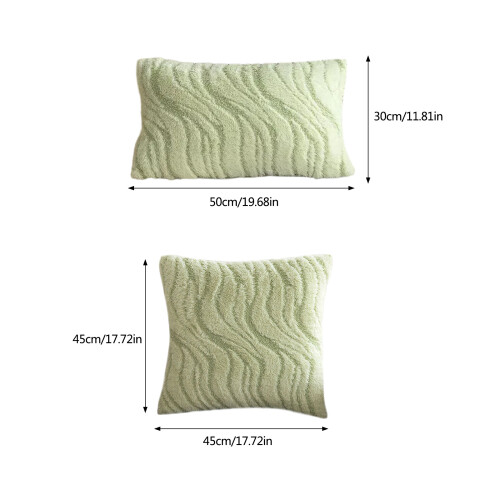 Luxe Golfde Textuur Sierkussen Cover-Witte 30 50 kussenslopen 1