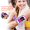 Φορετό τεχνολογικό περιβραχιόνιο για smartphones, ενσωματωμένη τσέπη για κλειδί και 2