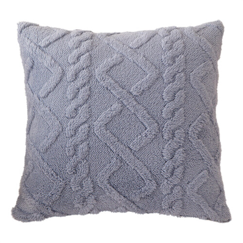 Kussensloop Dubbelzijdig Plushie Kussensloop-Blauw Paars