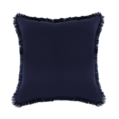 Zachte, stevige kussensloop, kussensloop,-450*450mm Marineblauw