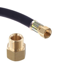 Waschmaschinenadapter G1 2 Stecker M22 Hochdruckreiniger Adapter Waschanschluss Messing für Hochdruckreiniger Metrischer Adapter Steckdosenadapter