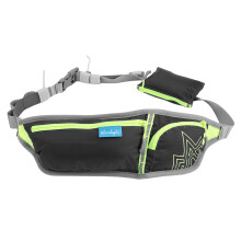 Athlete's Choice, Waterproof Waist Pack with Non-Slip Adjustable Belt, Lightweight Pouch for Outdoor Adventures, Reflective Stripes for Nighttime