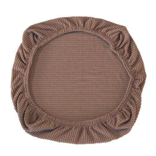 Stretch Velvets Bureaustoelhoes Computer Roterende-Chocolade