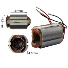 Elektromotorstator 44x49 mm Kupferspule Niedrig-Rausch-Drehzahlregelung für den Austausch des GA4030-Winkelschleifwerkzeugs
