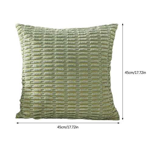 Zachte kussensloop Corduroy-lichtgeel 45 45 kussensloop 2