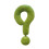 Question Mark Shape Plushes Pillows Home-Avocado green questi 1