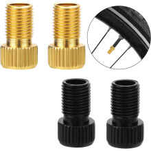 Versatile Bicycle Tire Valve Adapter, Aluminum Alloy Inflatable Converter - Effortlessly Transform Presta to Schrader Valves for Enhanced Cycling Expe