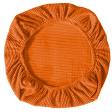 1Set fluwelen elastieken stoelhoes verdikte-Oranje kleur