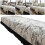 Sofa Slipcover Soft Cover Durability Sofa-Black and white C 2