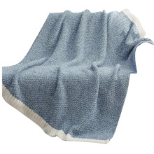 Soft Warm Knitted Bedding Throw Blanket Warm Winter Sofa-Blue