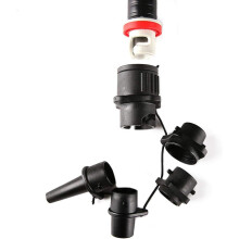 Companheiro inflável adaptável: Adaptador para bomba, adaptador universal à prova de vazamentos para conexão rápida de plástico de alta