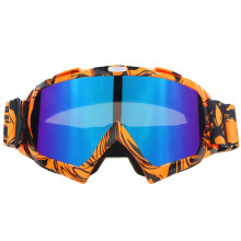 Motocross Goggles, UV400 Motorcycle Goggles for Men Women Youth, Dirt Bike MX Goggle Glasses with Anti Fog Technology, Windproof Dustproof Riding Gogg