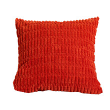 Corduroy Kussen Kussens Hoes Tarwe Oorkorrels-donker oranje
